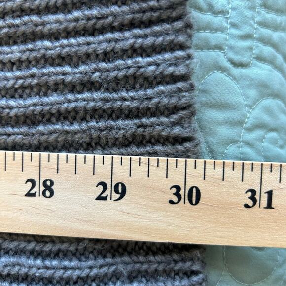 Zara Knit Cardigan, Oversized Chunky, Gray, Size Medium - Picture 6 of 6